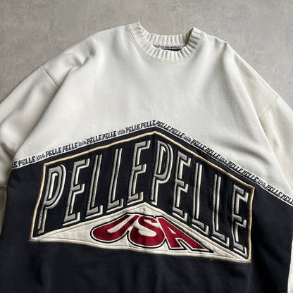 Vintage Pelle Pelle kötött pulóver
