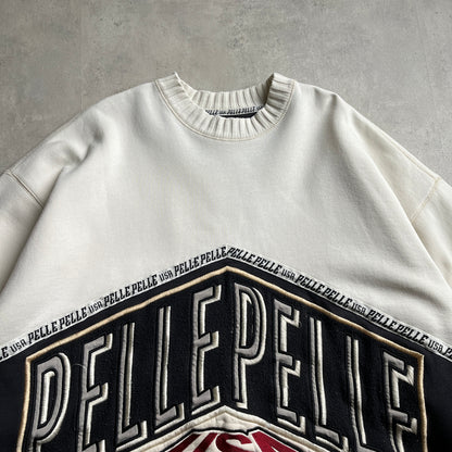 Vintage Pelle Pelle kötött pulóver