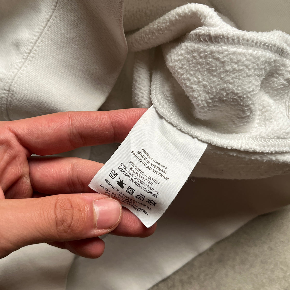 Nike fehér club logo crewneck