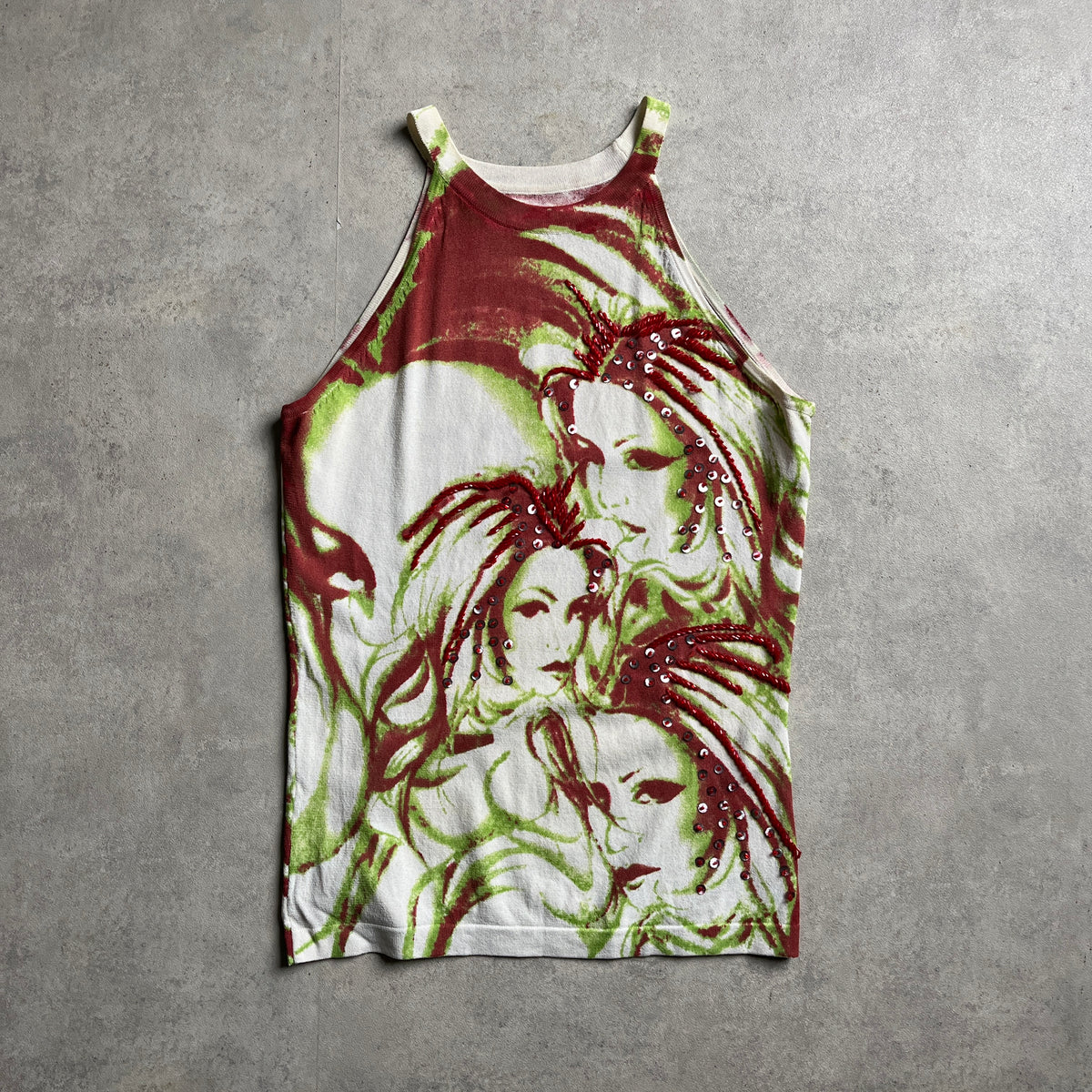 Y2K csajos tanktop