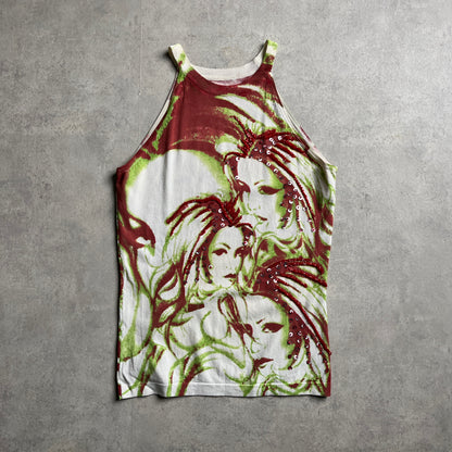 Y2K csajos tanktop