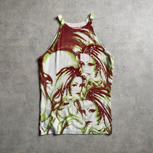Y2K csajos tanktop
