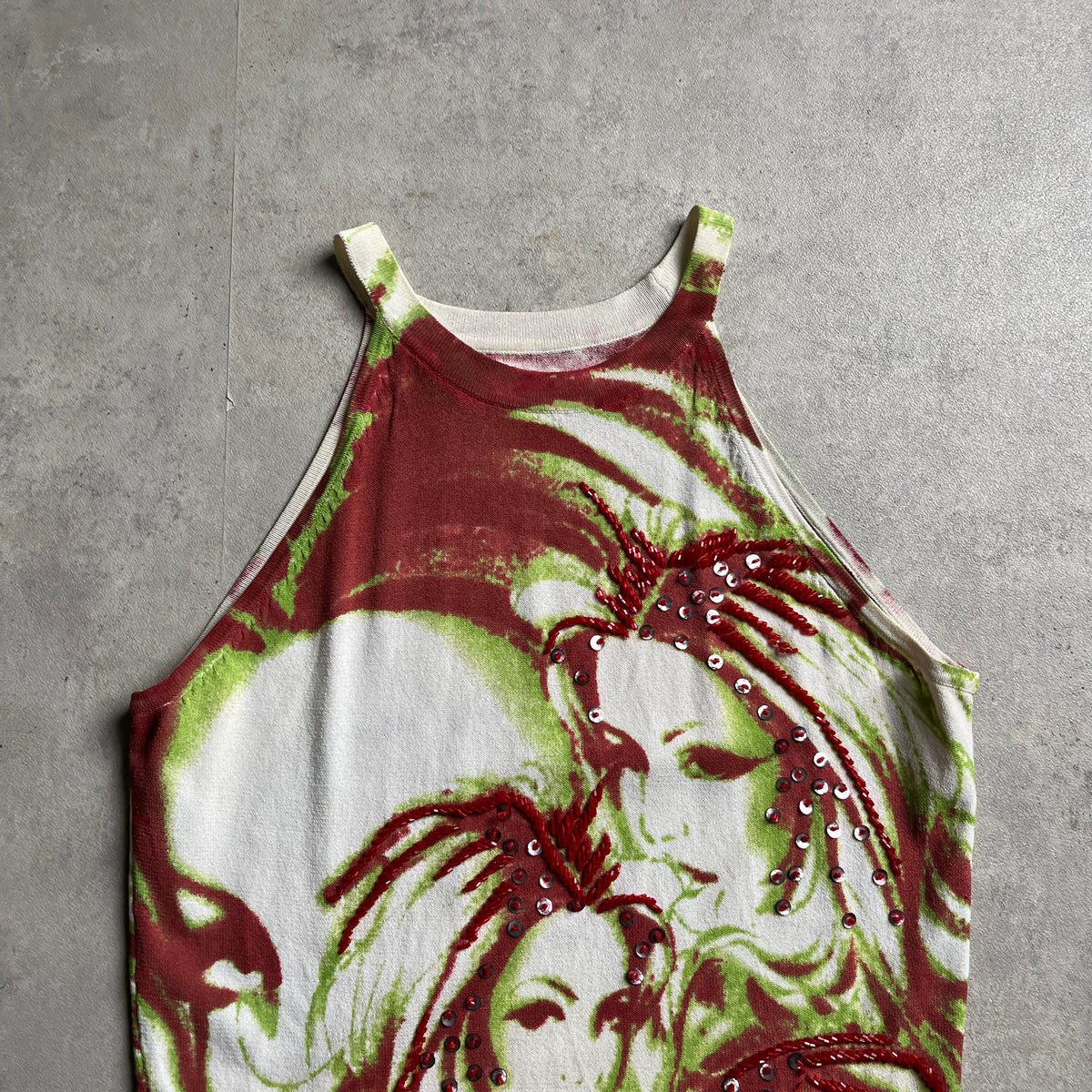 Y2K csajos tanktop