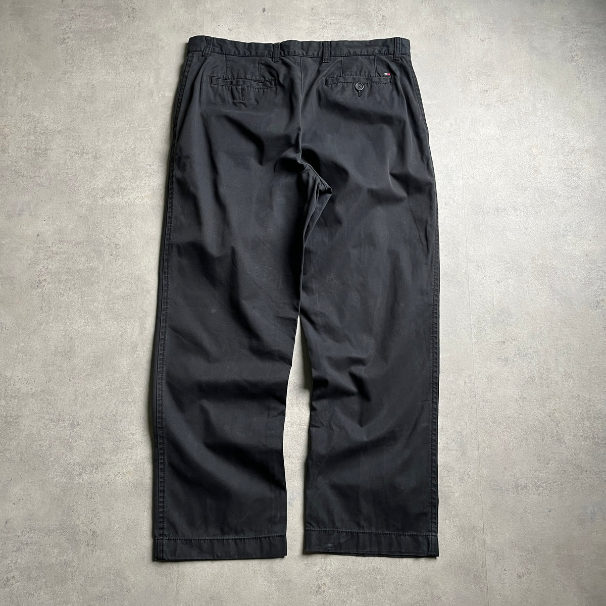 Tommy Hilfiger fekete chinonadrág