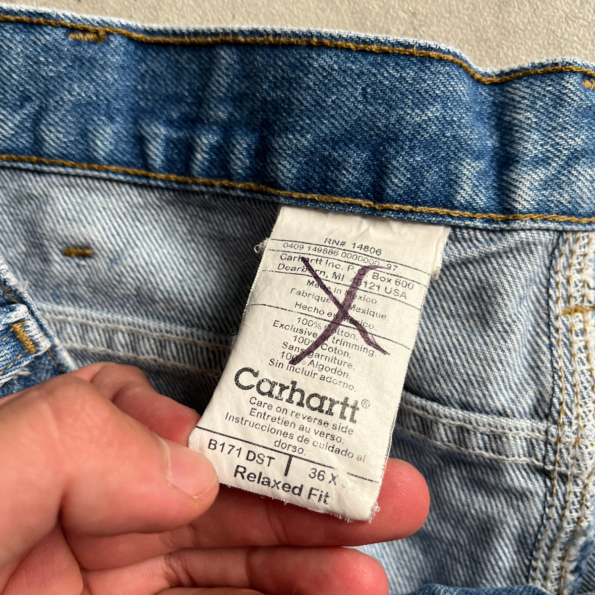 Vintage Carhartt carpnter farmernadrág