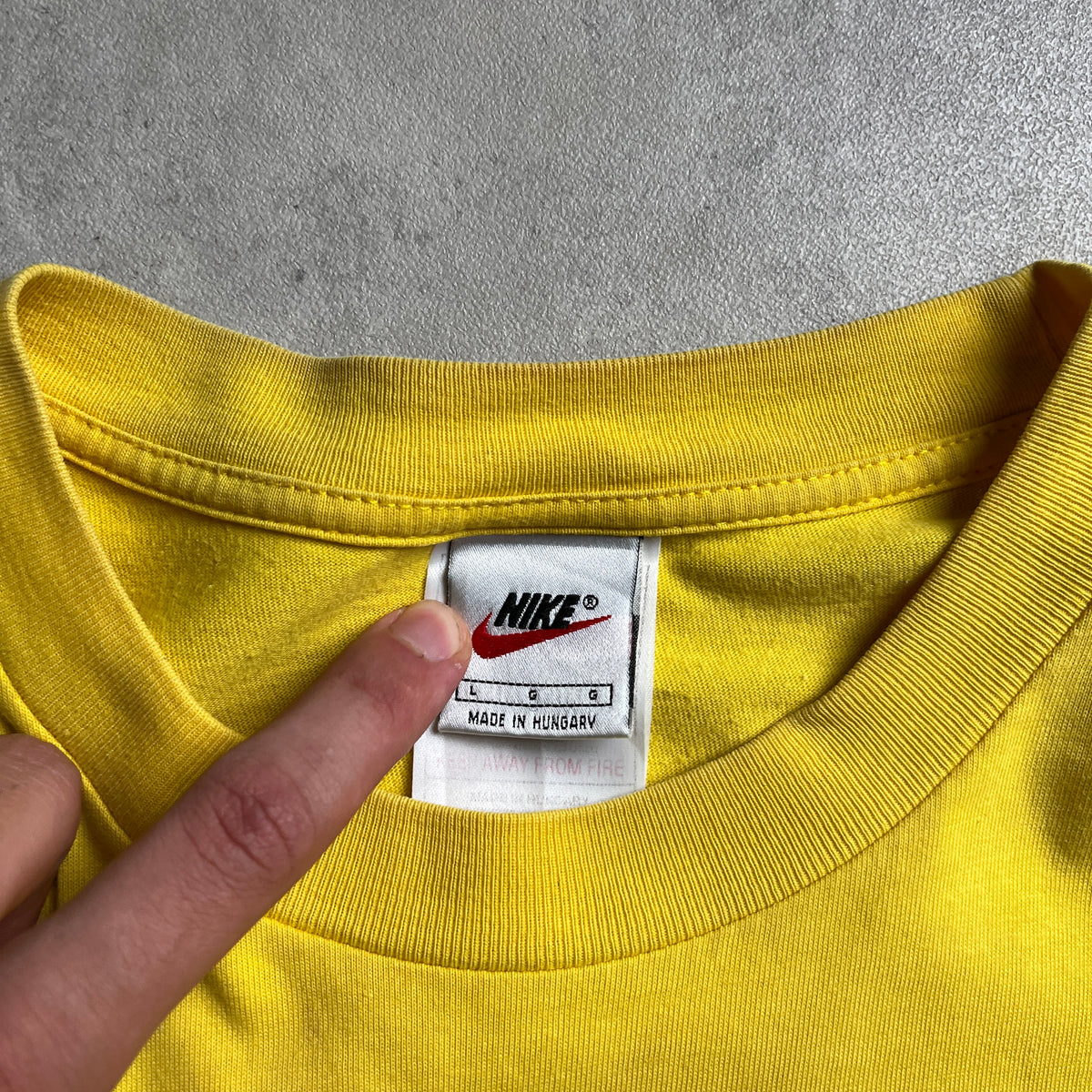 Vintage 90's Nike Made in Hungary Brasil póló