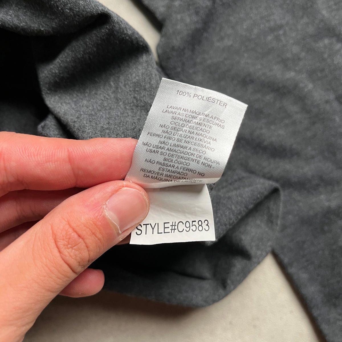 Calvin Klein sötétszürke longsleeve