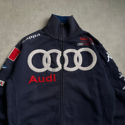 Vintage Kappa Audi Racing zipup pulóver