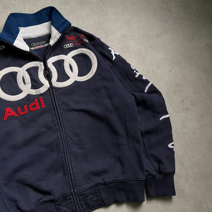 Vintage Kappa Audi Racing zipup pulóver