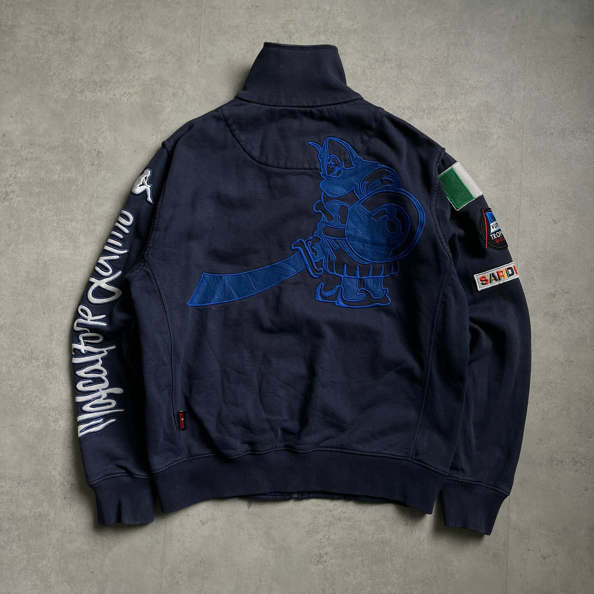 Vintage Kappa Audi Racing zipup pulóver