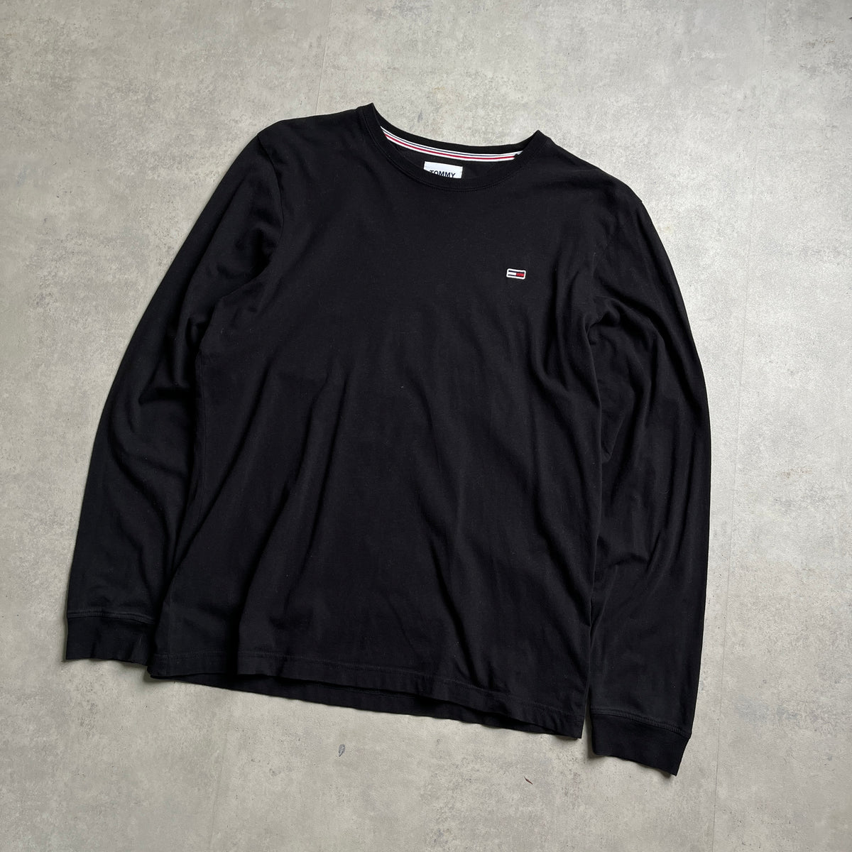 Tommy Jeans fekete longsleeve