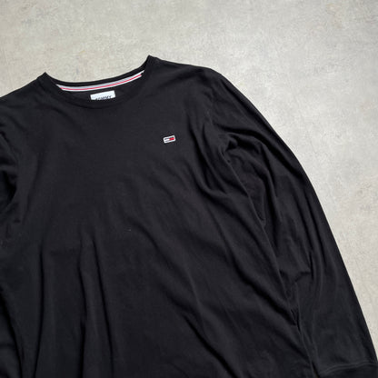 Tommy Jeans fekete longsleeve