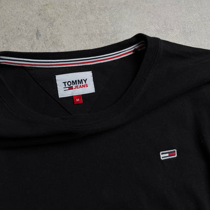 Tommy Jeans fekete longsleeve