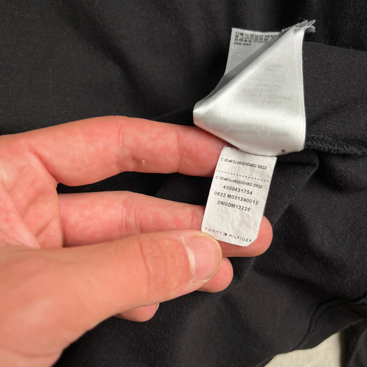 Tommy Jeans fekete longsleeve