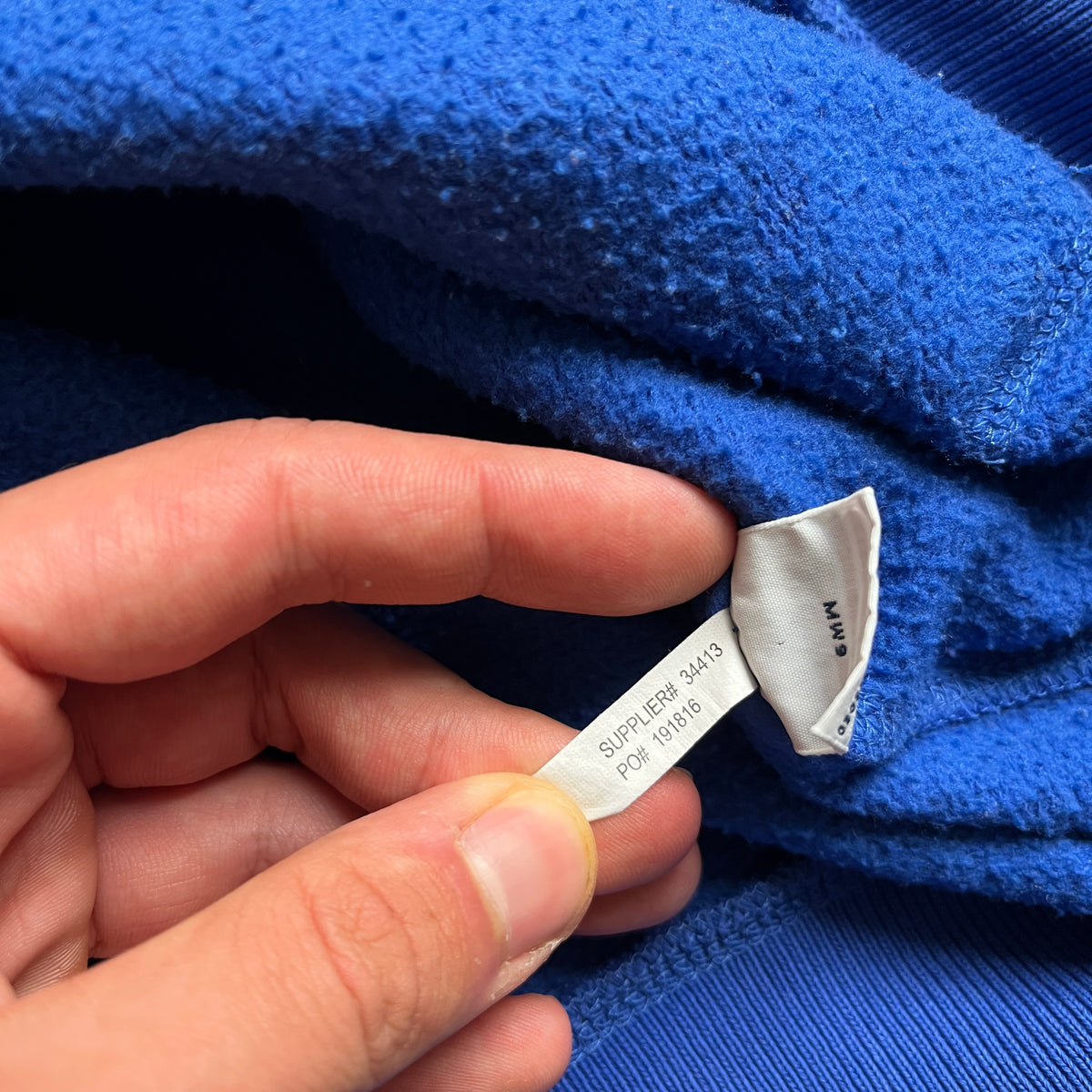 Ralph Lauren kék zipup hoodie