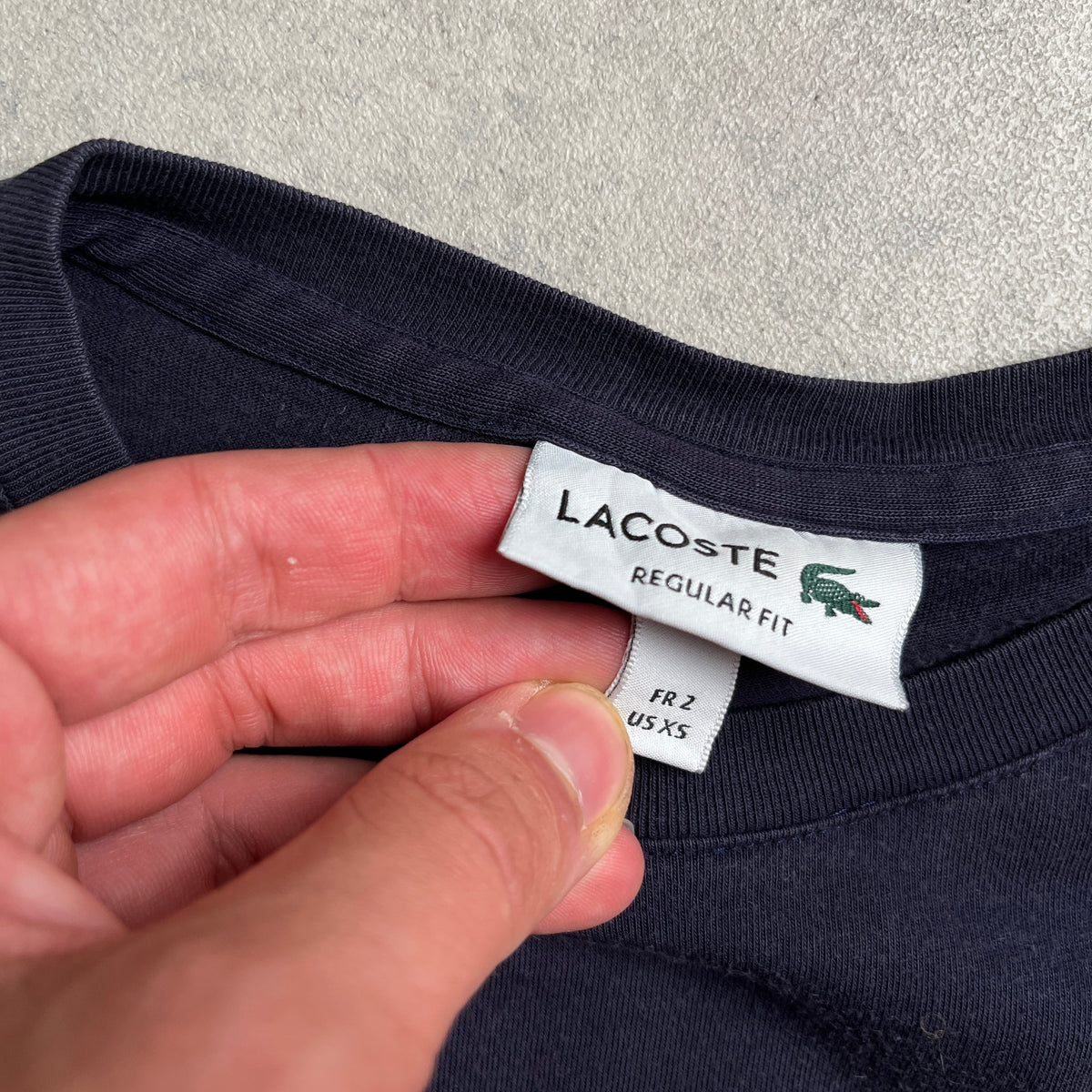 Lacoste sötétkék longsleeve