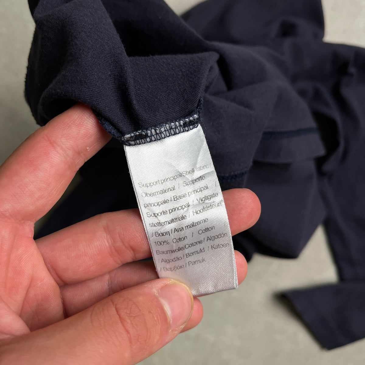Lacoste sötétkék longsleeve