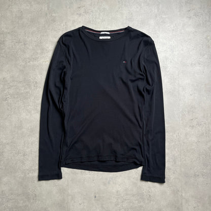 Tommy Jeans fekete longsleeve