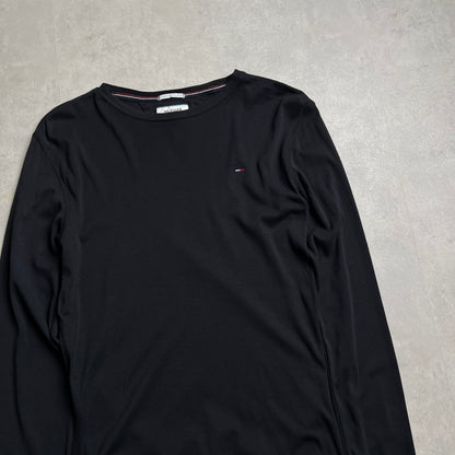 Tommy Jeans fekete longsleeve