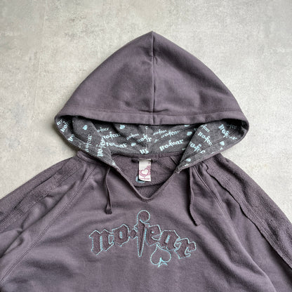 Y2K No Fear v-neck hoodie
