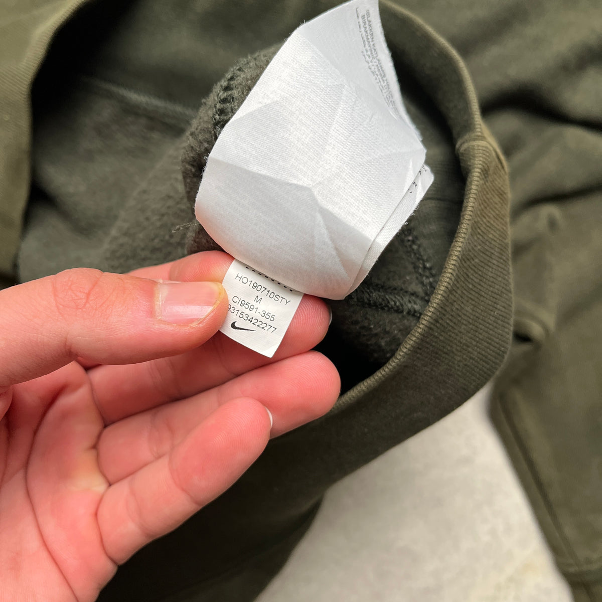 Nike big logo hoodie