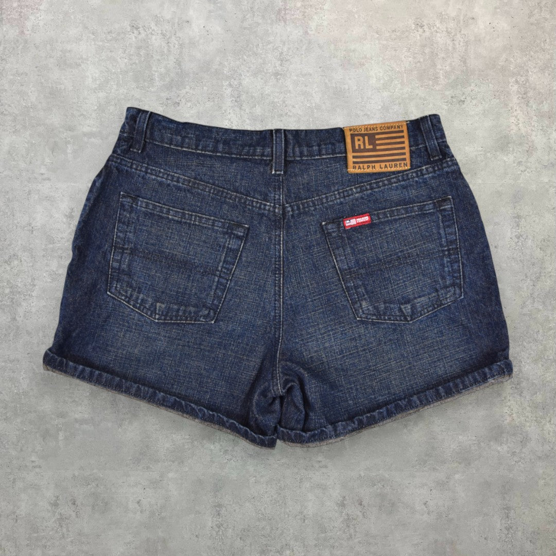 Ralph Lauren sötétkék farmer rövidnadrág