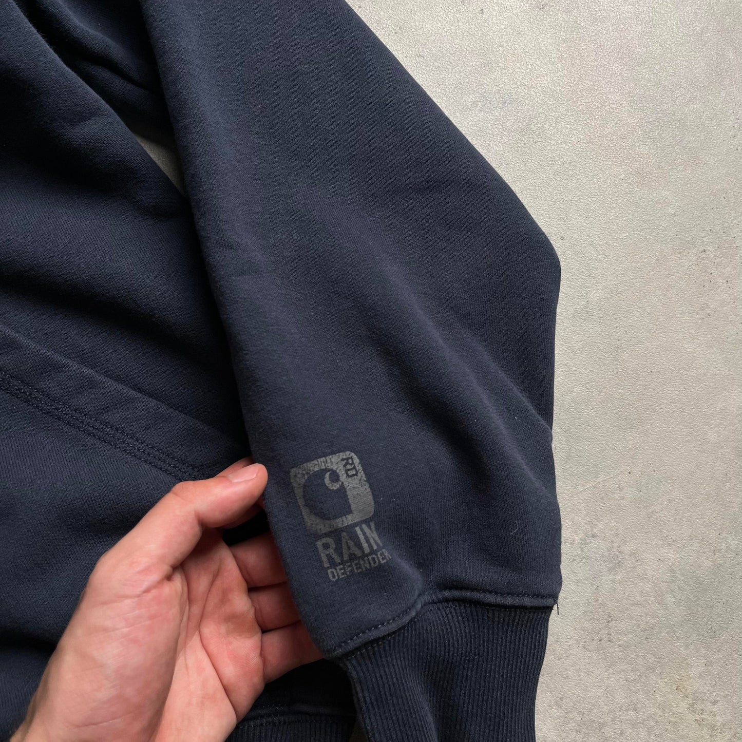 Carhartt sötétkék hoodie