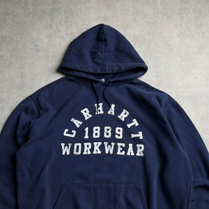Carhartt sötétkék hoodie
