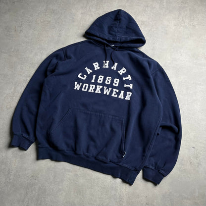 Carhartt sötétkék hoodie