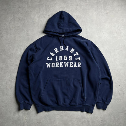 Carhartt sötétkék hoodie