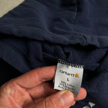 Carhartt sötétkék hoodie