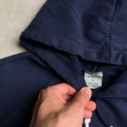 Carhartt sötétkék hoodie