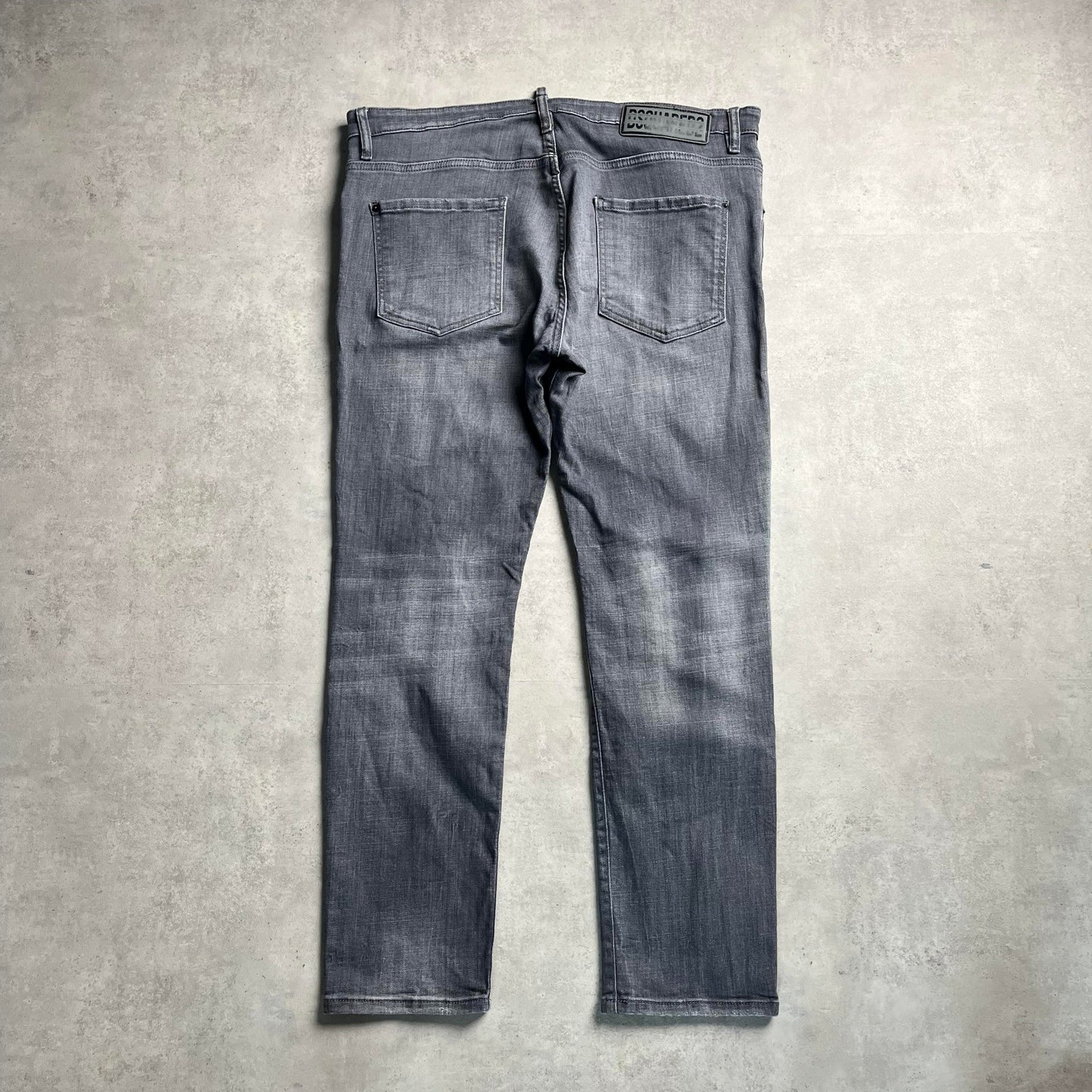 Dsquared2 szürke szaggatott farmernadrág