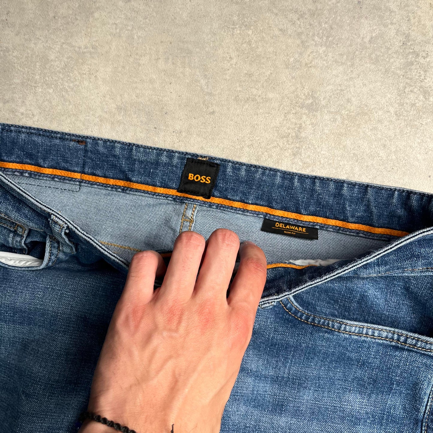 Hugo Boss slim fit farmernadrág