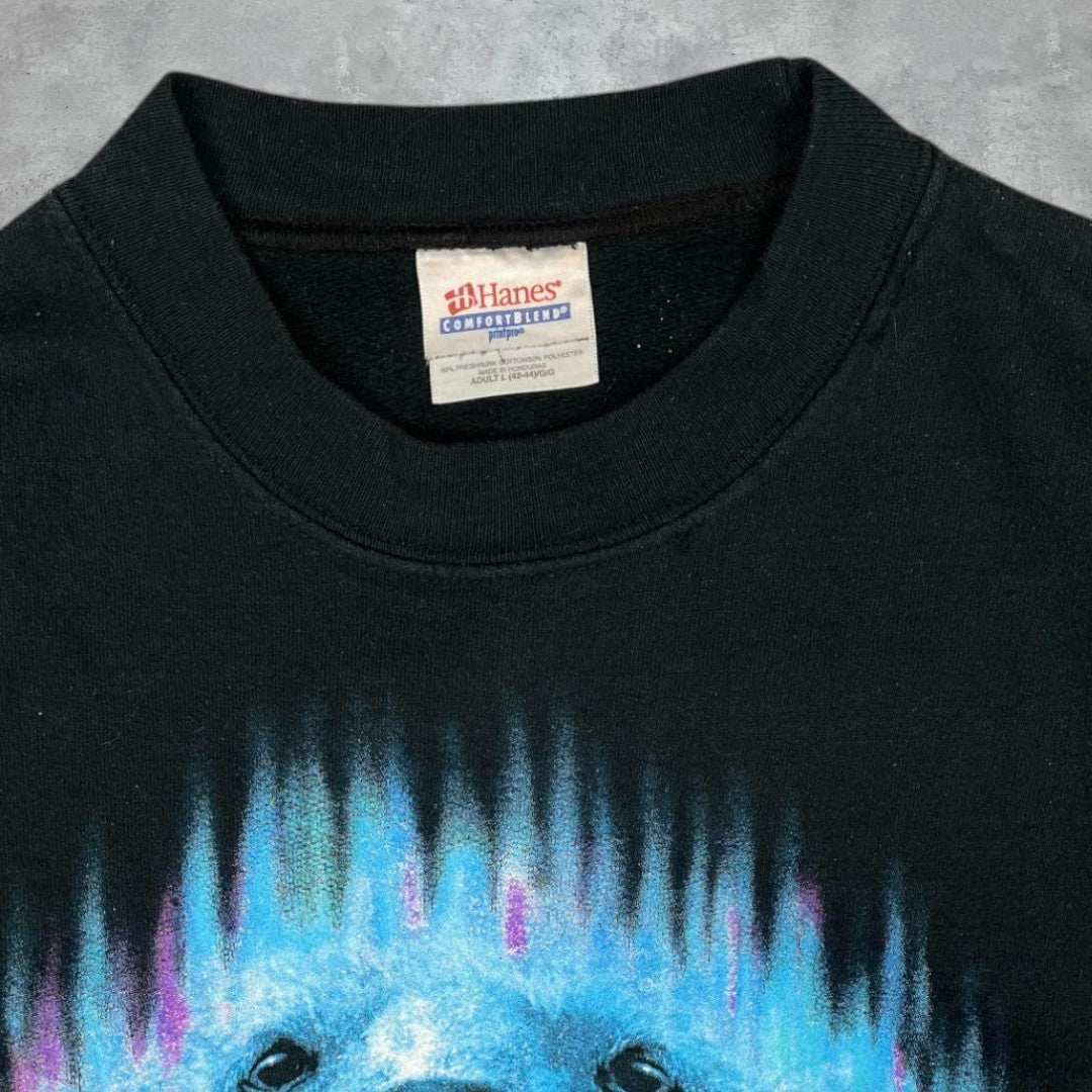 Vintage Hanes Alaska jegesmedvés pulóver